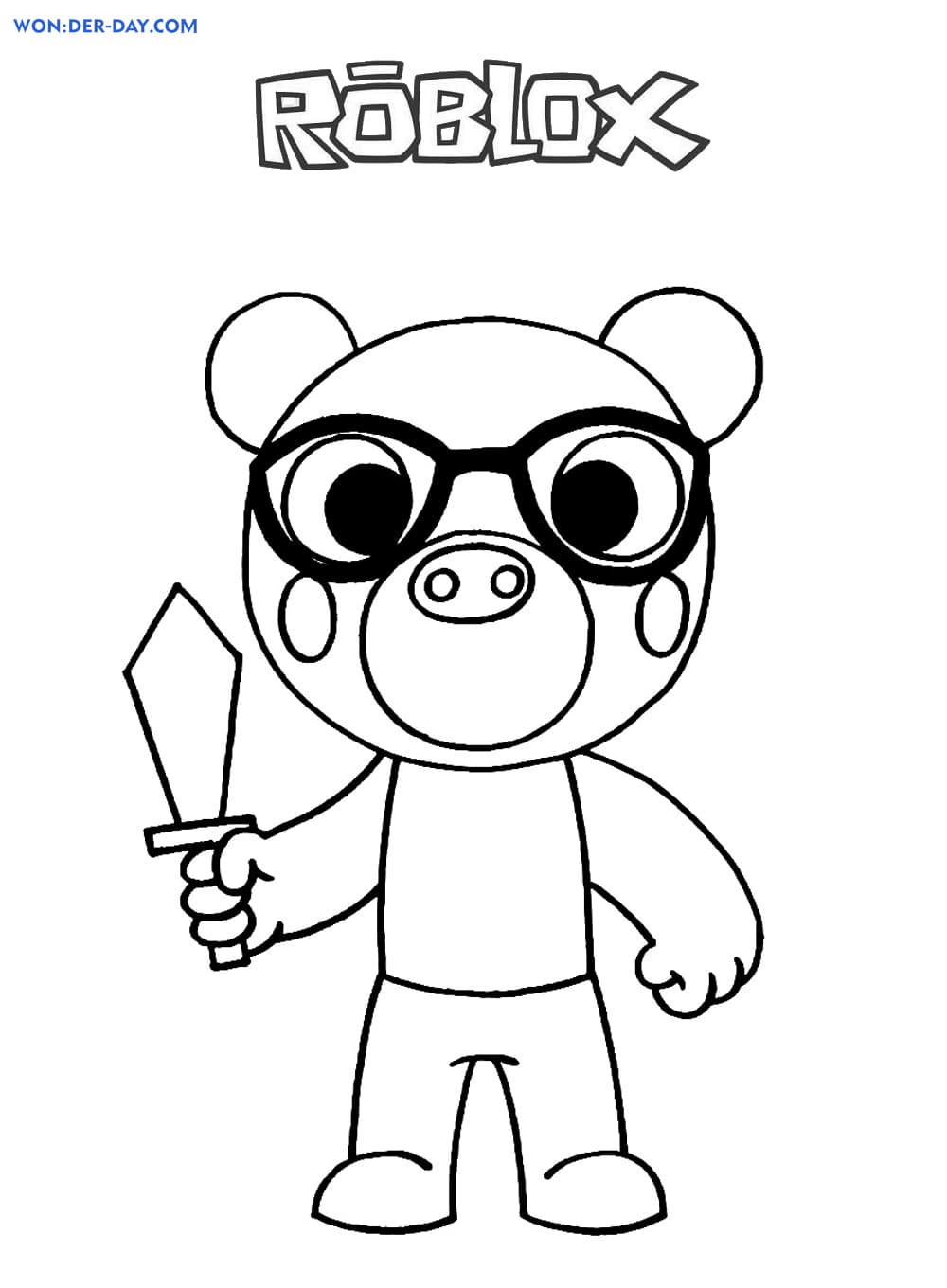 Roblox Coloring Pages Free Printable 91