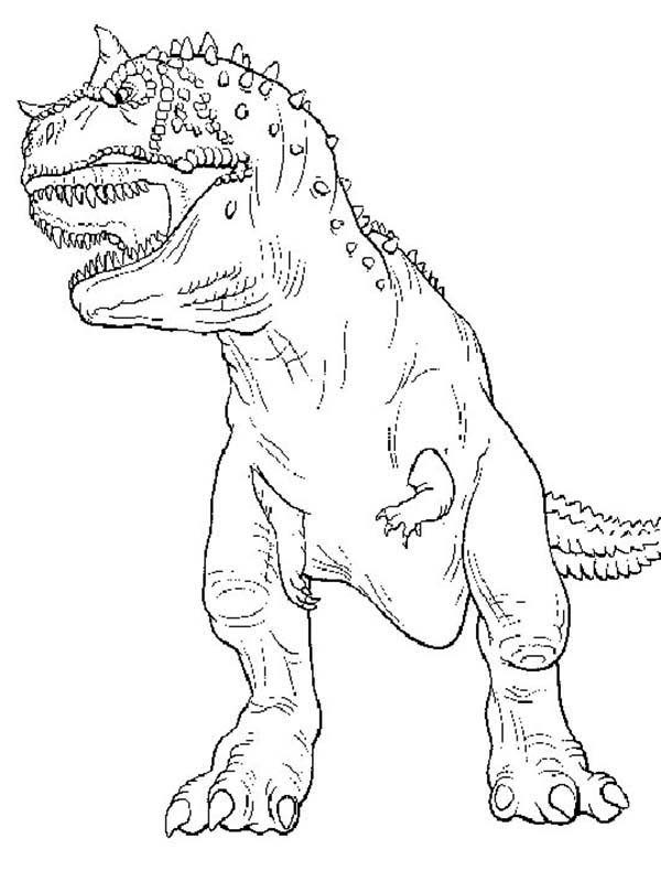 Scary T Rex Coloring Pages Free Printable 105