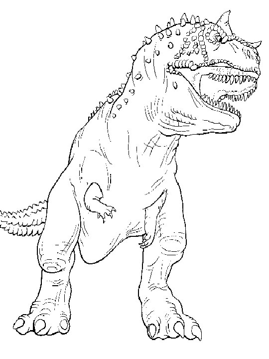 Scary T Rex Coloring Pages Free Printable 118