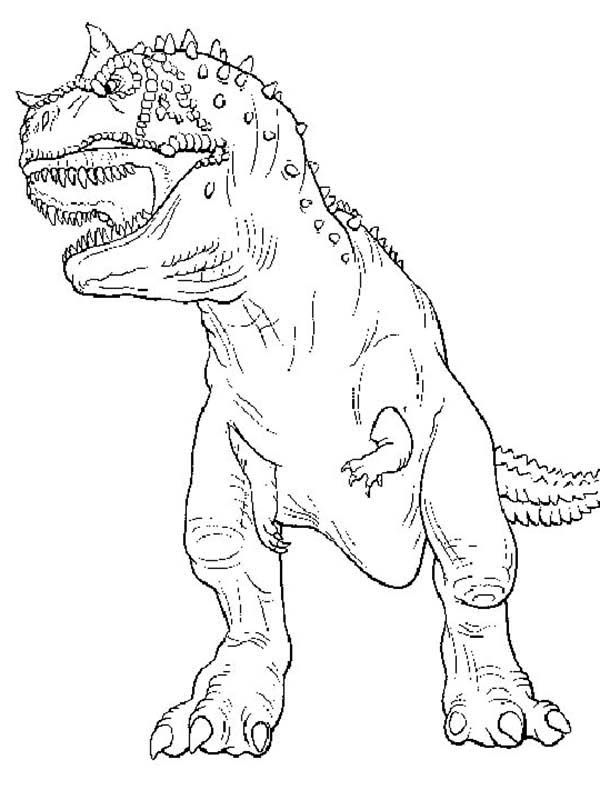 Scary T Rex Coloring Pages Free Printable 36