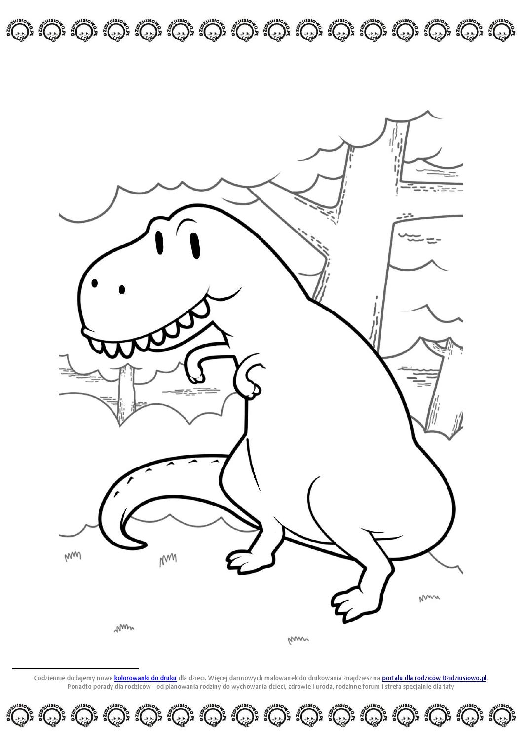 Scary T Rex Coloring Pages Free Printable 56