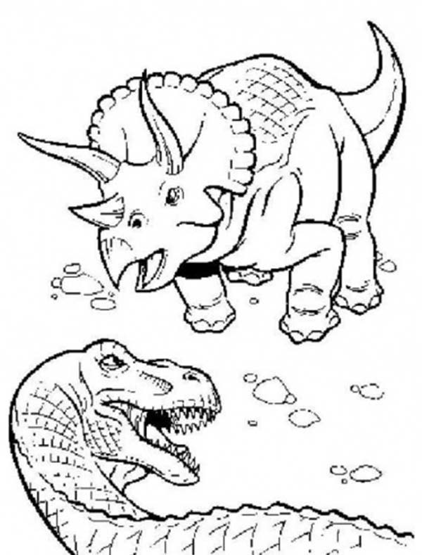 Scary T Rex Coloring Pages Free Printable 71