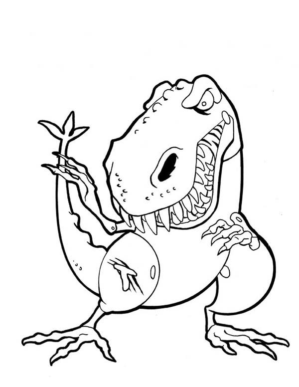 Scary T Rex Coloring Pages Free Printable 72