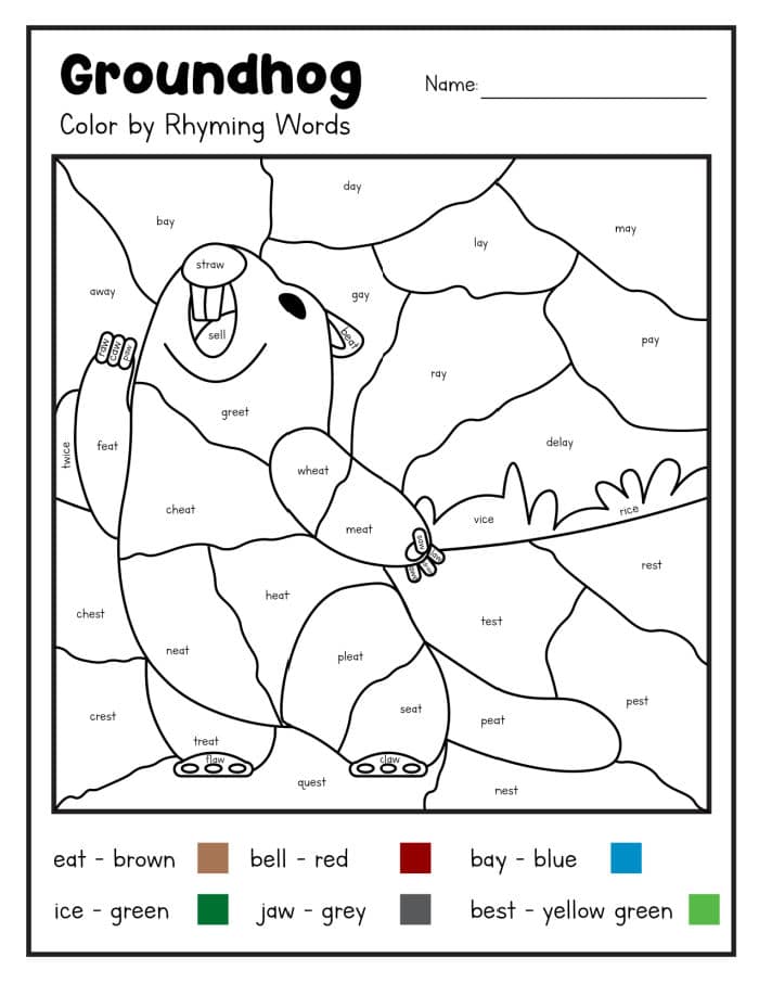 160 Groundhog Day Coloring Pages: Free Printables for a Fun Day 106