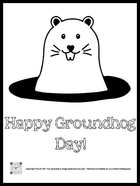 160 Groundhog Day Coloring Pages: Free Printables for a Fun Day 108