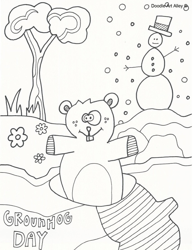 160 Groundhog Day Coloring Pages: Free Printables for a Fun Day 109