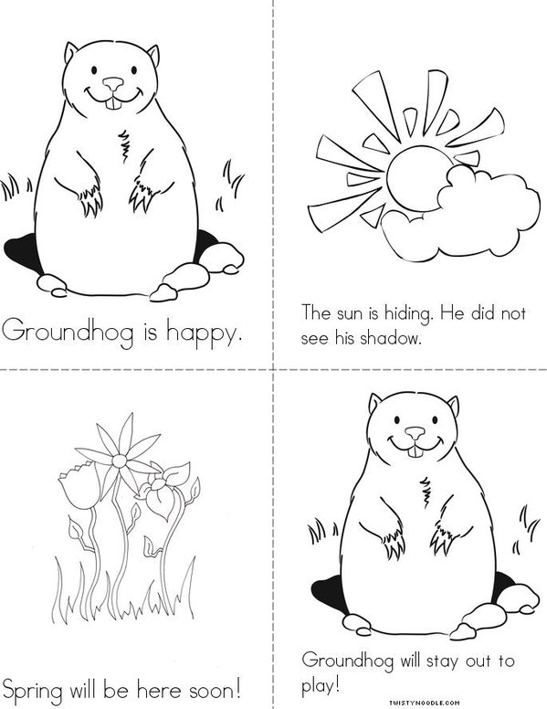 160 Groundhog Day Coloring Pages: Free Printables for a Fun Day 117