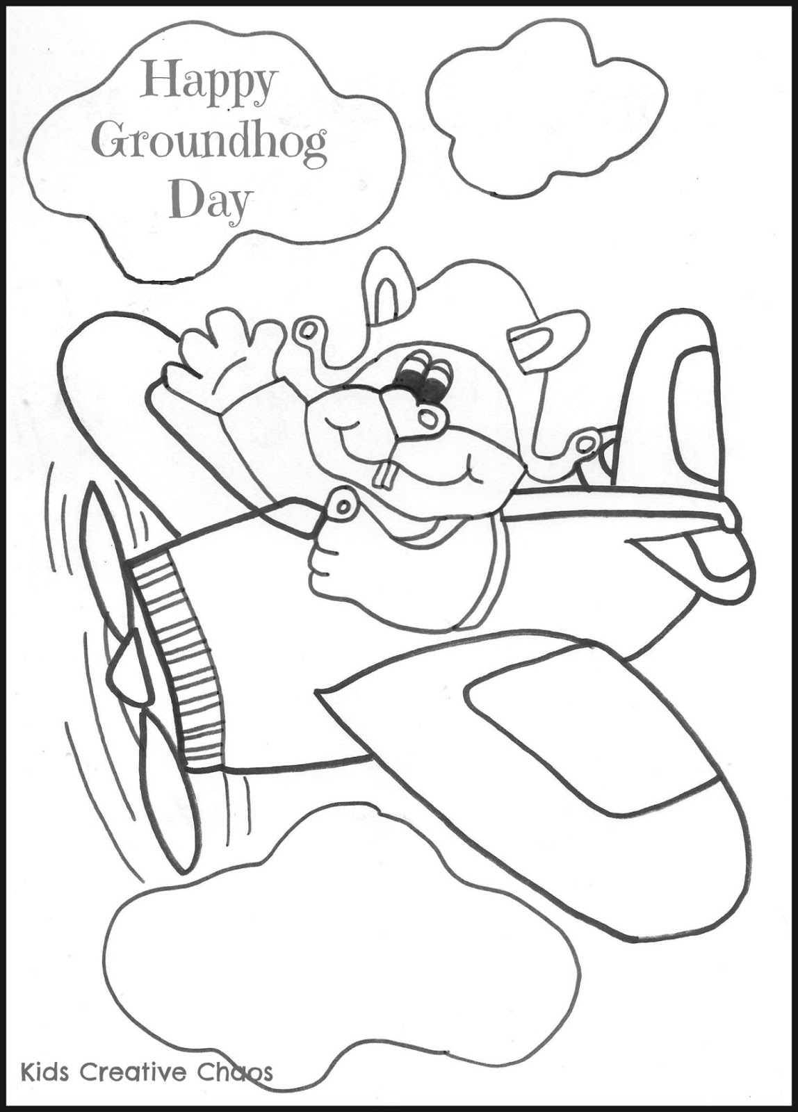 160 Groundhog Day Coloring Pages: Free Printables for a Fun Day 120