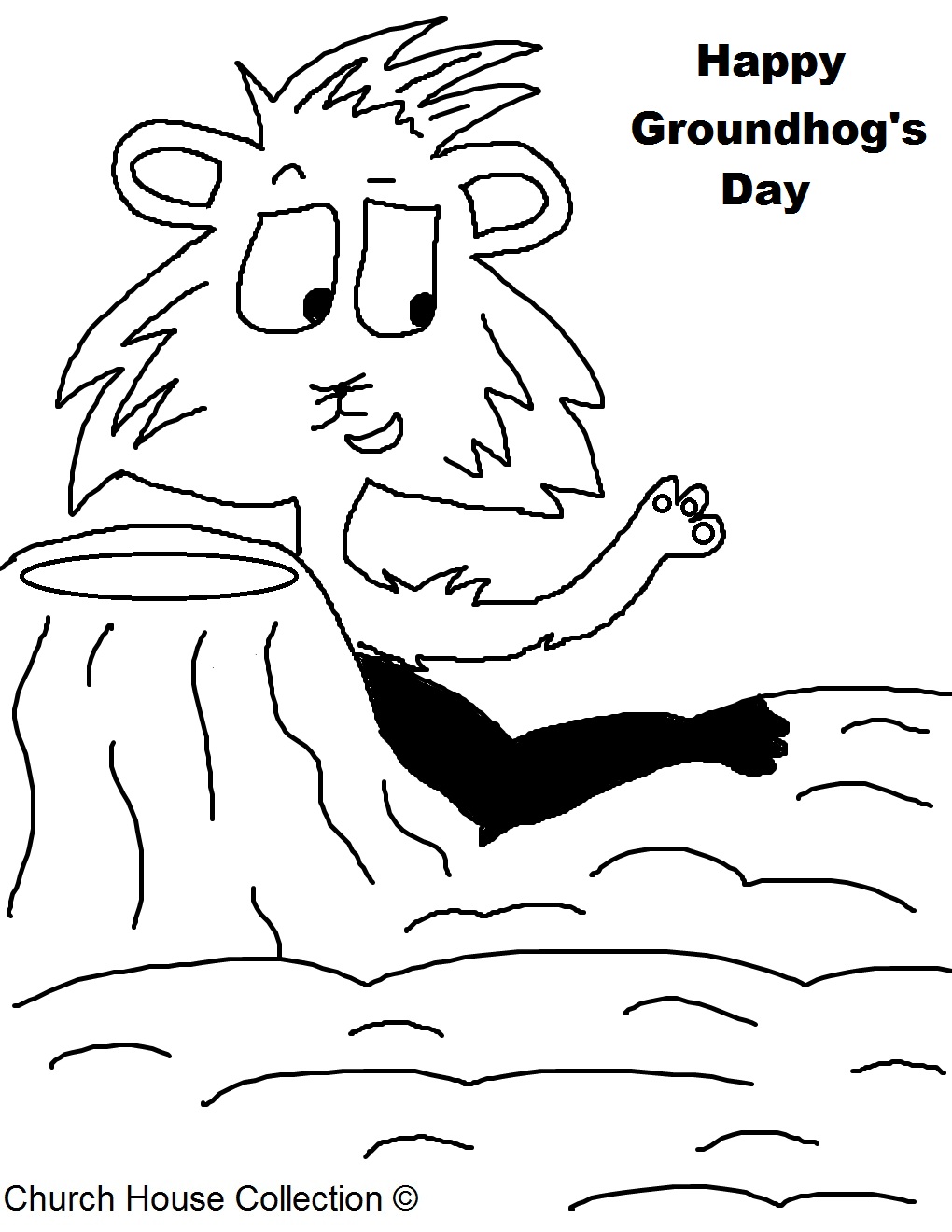 160 Groundhog Day Coloring Pages: Free Printables for a Fun Day 121