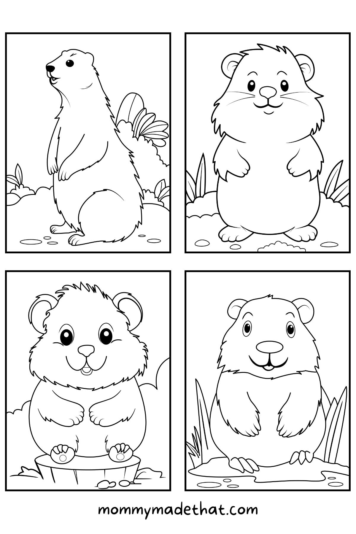 160 Groundhog Day Coloring Pages: Free Printables for a Fun Day 129