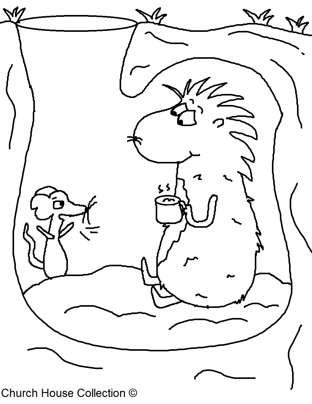 160 Groundhog Day Coloring Pages: Free Printables for a Fun Day 132