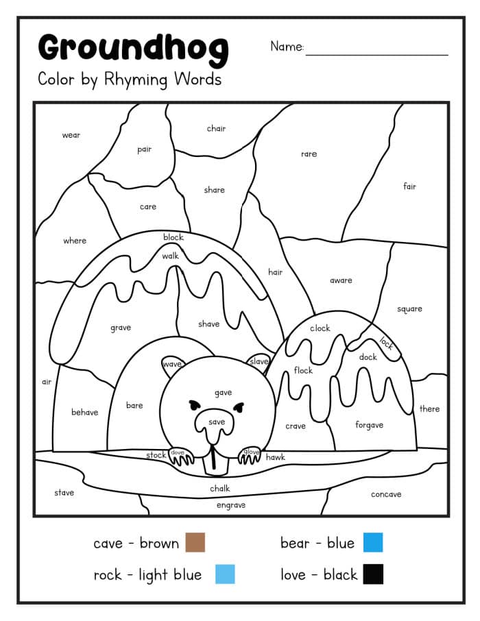 160 Groundhog Day Coloring Pages: Free Printables for a Fun Day 146