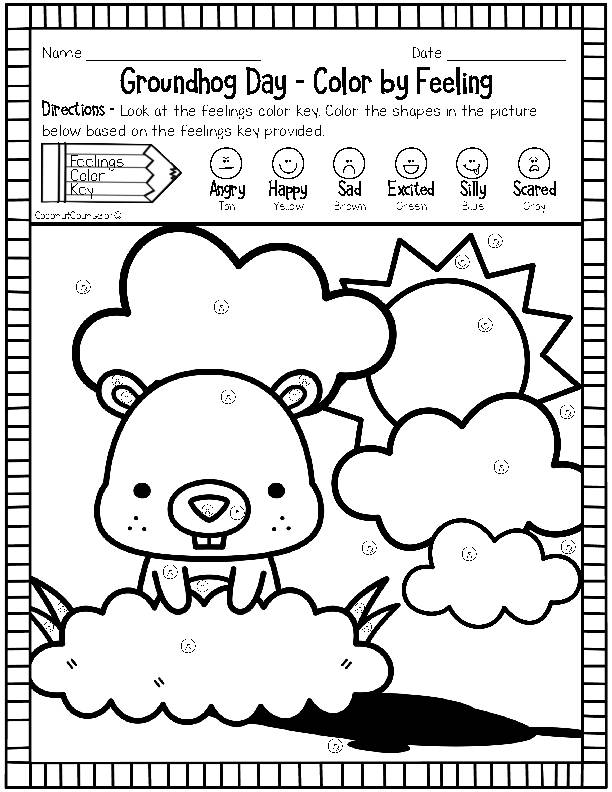 160 Groundhog Day Coloring Pages: Free Printables for a Fun Day 158