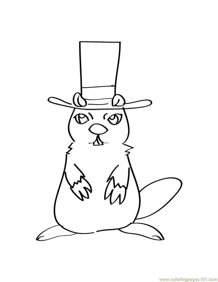 160 Groundhog Day Coloring Pages: Free Printables for a Fun Day 23