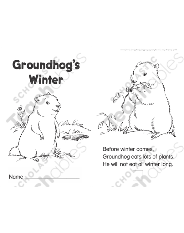 160 Groundhog Day Coloring Pages: Free Printables for a Fun Day 24