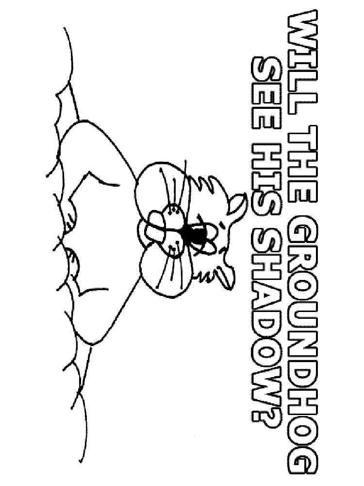 160 Groundhog Day Coloring Pages: Free Printables for a Fun Day 37