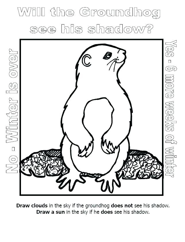 160 Groundhog Day Coloring Pages: Free Printables for a Fun Day 41