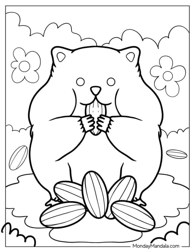 160 Groundhog Day Coloring Pages: Free Printables for a Fun Day 44