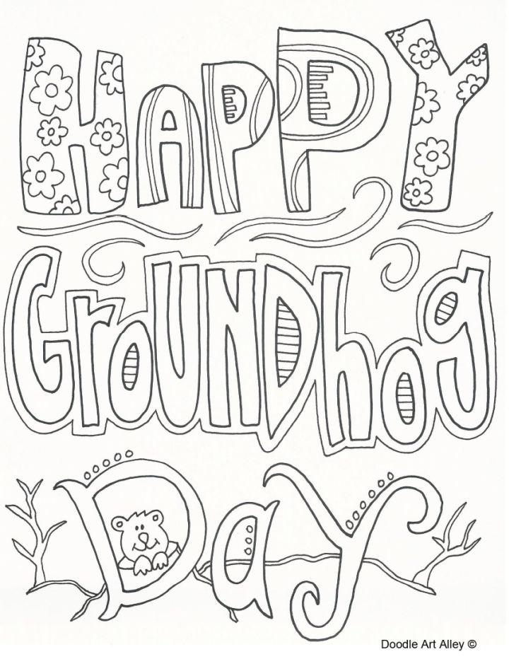 160 Groundhog Day Coloring Pages: Free Printables for a Fun Day 48