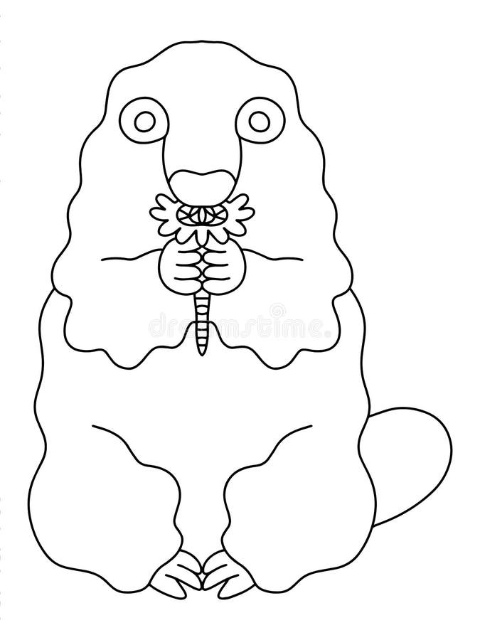 160 Groundhog Day Coloring Pages: Free Printables for a Fun Day 49