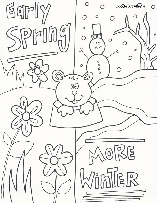 160 Groundhog Day Coloring Pages: Free Printables for a Fun Day 83