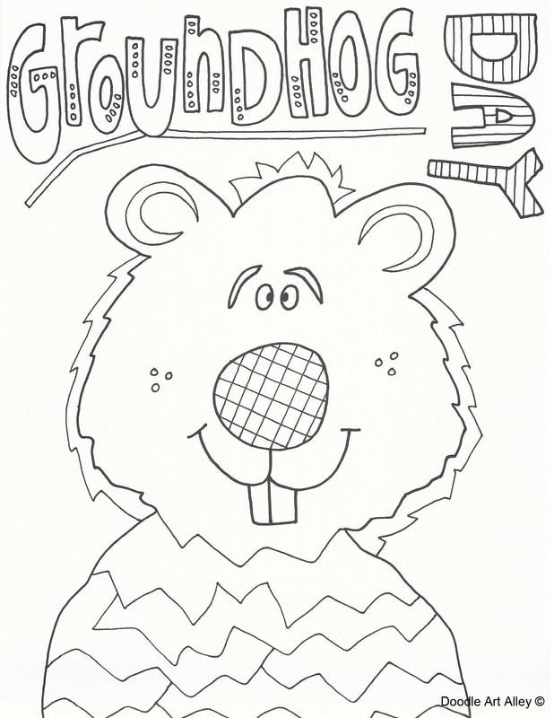 160 Groundhog Day Coloring Pages: Free Printables for a Fun Day 95