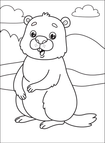 160 Groundhog Day Coloring Pages: Free Printables for a Fun Day 98