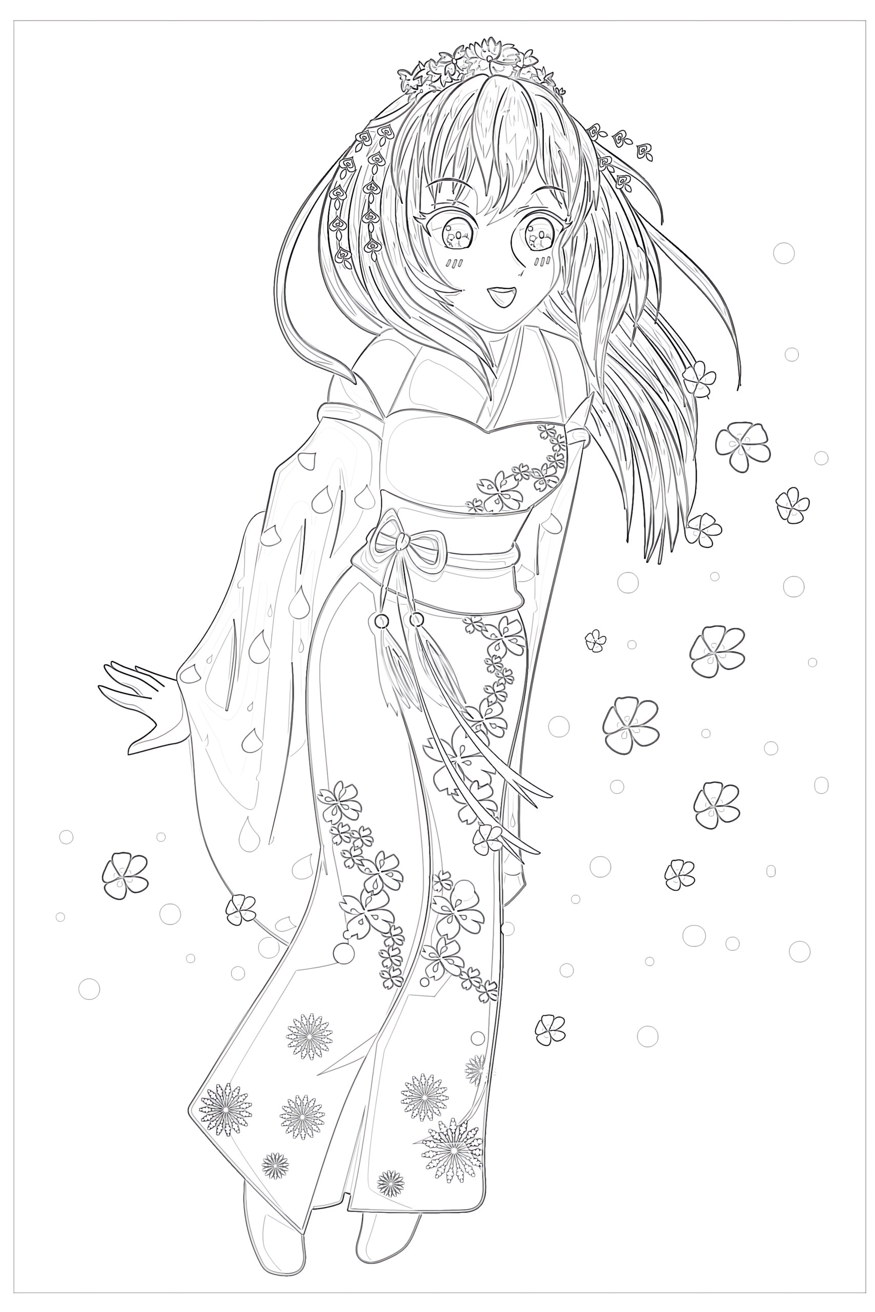 180+ Anime Coloring Pages: Dive into the World of Anime 119