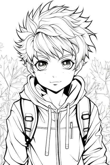 180+ Anime Coloring Pages: Dive into the World of Anime 126