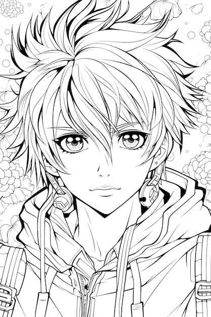 180+ Anime Coloring Pages: Dive into the World of Anime 2