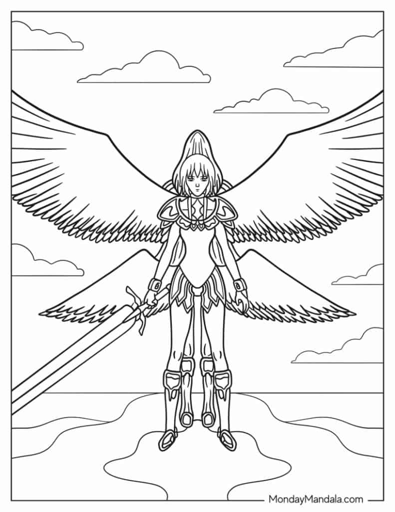 180+ Anime Coloring Pages: Dive into the World of Anime 35