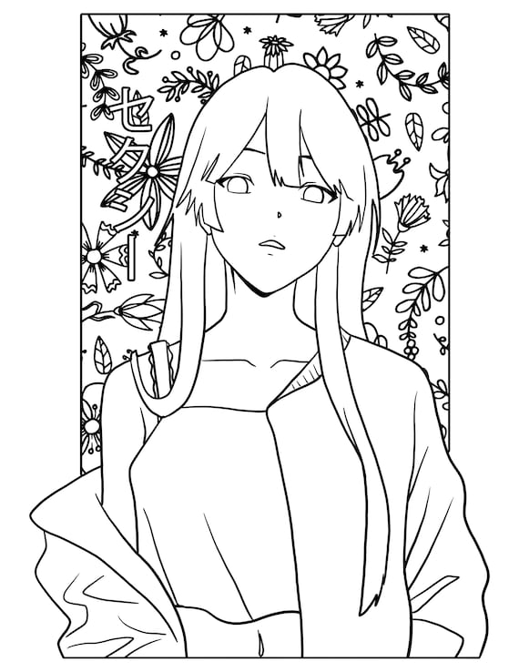 180+ Anime Coloring Pages: Dive into the World of Anime 37