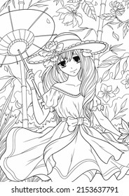 180+ Anime Coloring Pages: Dive into the World of Anime 53