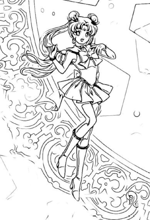 180+ Anime Coloring Pages: Dive into the World of Anime 64