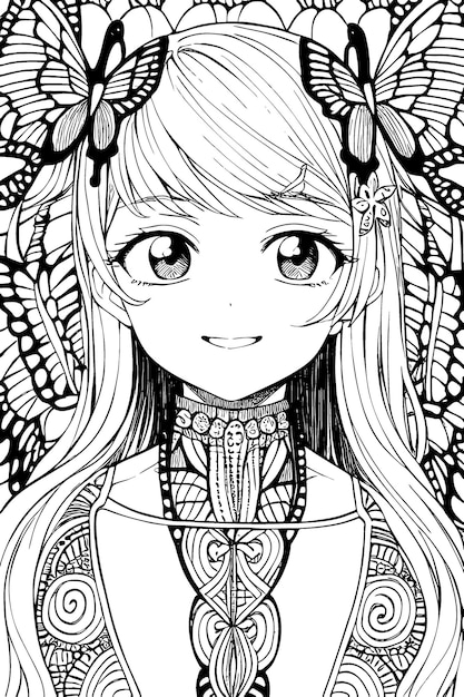 180+ Anime Coloring Pages: Dive into the World of Anime 90