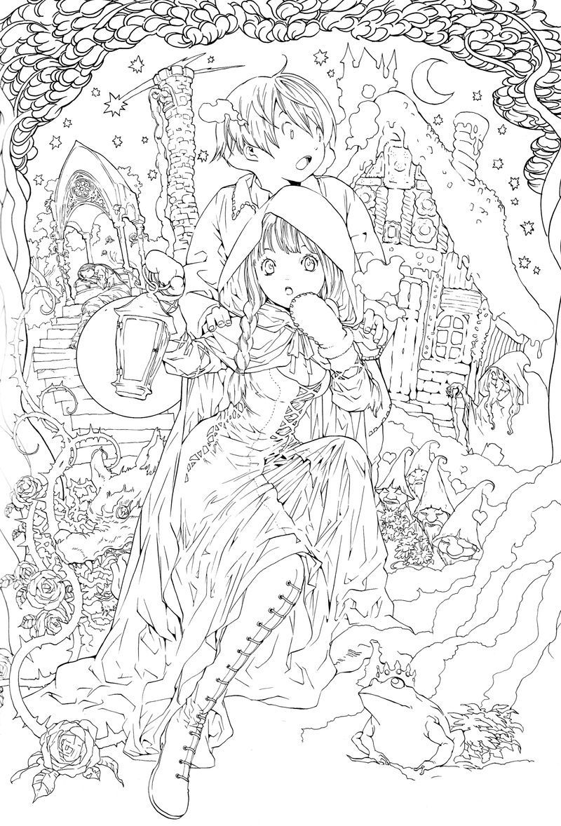 180+ Anime Coloring Pages: Dive into the World of Anime 96