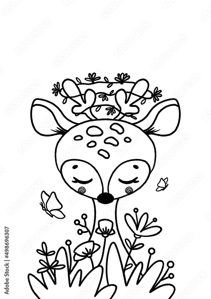 200+ Deer Coloring Pages for Adults: Explore Your Creativity 121