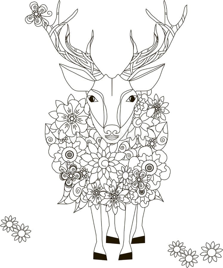 200+ Deer Coloring Pages for Adults: Explore Your Creativity 132