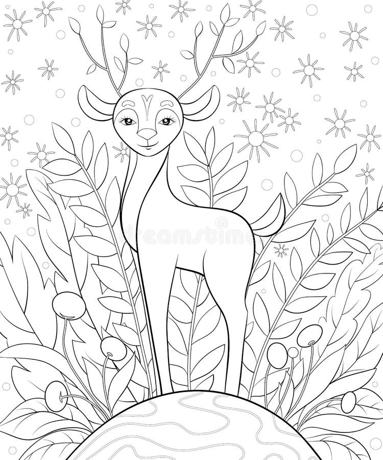 200+ Deer Coloring Pages for Adults: Explore Your Creativity 146