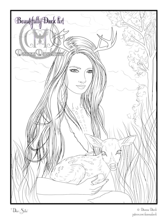 200+ Deer Coloring Pages for Adults: Explore Your Creativity 154