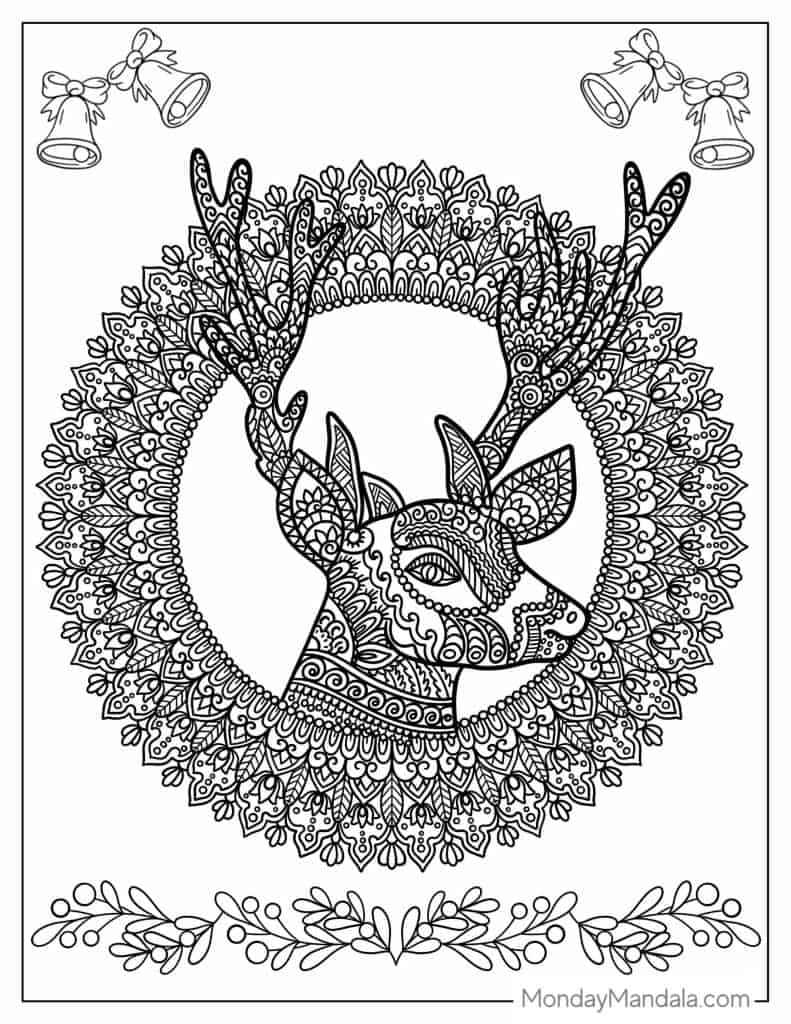 200+ Deer Coloring Pages for Adults: Explore Your Creativity 165