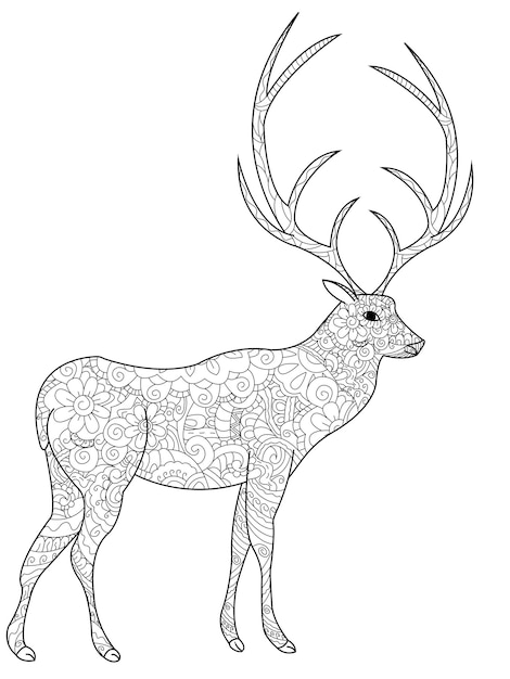 200+ Deer Coloring Pages for Adults: Explore Your Creativity 173