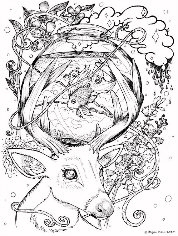 200+ Deer Coloring Pages for Adults: Explore Your Creativity 174