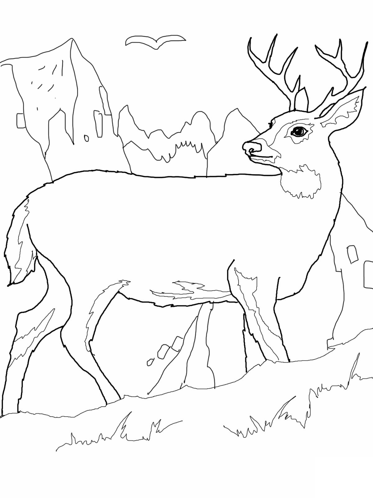 200+ Deer Coloring Pages for Adults: Explore Your Creativity 178