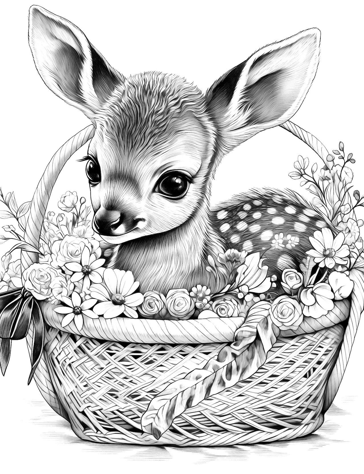 200+ Deer Coloring Pages for Adults: Explore Your Creativity 186