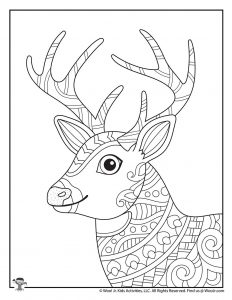 200+ Deer Coloring Pages for Adults: Explore Your Creativity 189
