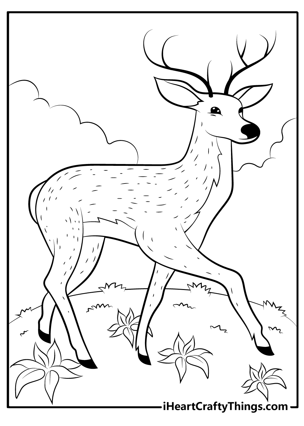 200+ Deer Coloring Pages for Adults: Explore Your Creativity 191