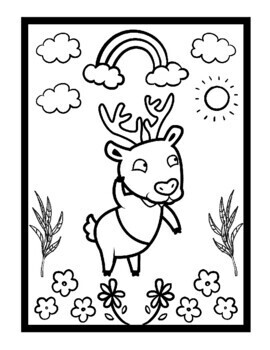 200+ Deer Coloring Pages for Adults: Explore Your Creativity 22