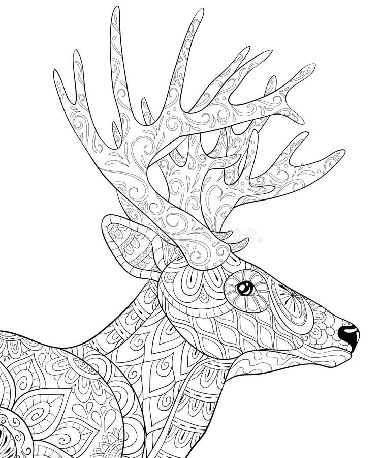 200+ Deer Coloring Pages for Adults: Explore Your Creativity 26