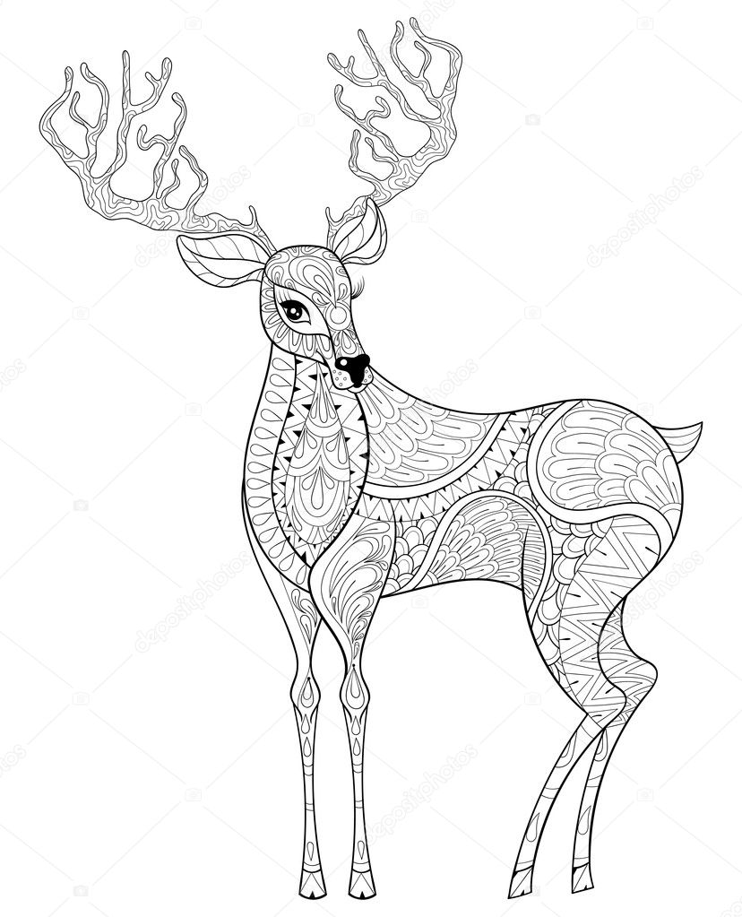 200+ Deer Coloring Pages for Adults: Explore Your Creativity 27